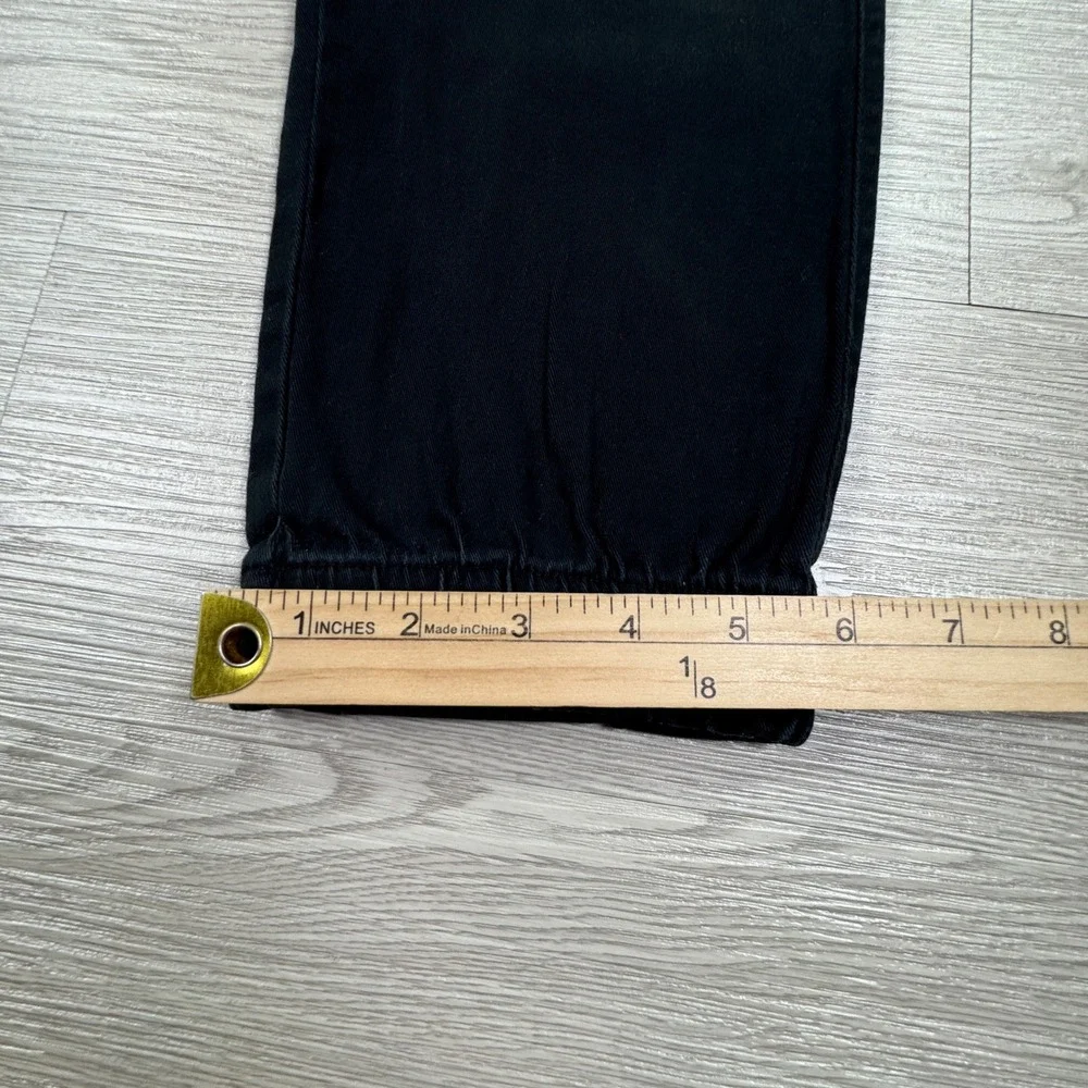 Tony Hawk Mens Jogger Pants Black Large Elastic Drawstring Waist Zipper Pockets‎